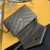 Replica Ysl LouLou Toy strap Bag in Dark Grey