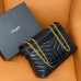 Replica Ysl Medium LouLou Bag in black with gold