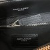 Replica Ysl Medium LouLou Bag in black with silver