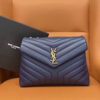 Replica Ysl Medium LouLou Bag in blue