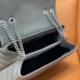 Replica Ysl Medium LouLou Bag in grey with silver