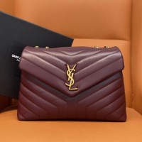 Replica Ysl Medium LouLou Bag in red