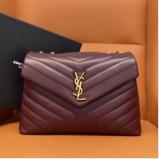 Replica Ysl Medium LouLou Bag in red