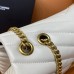 Replica Ysl Medium LouLou Bag in white with gold