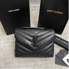 Replica Ysl Small Loulou Bag in Black and Black