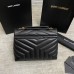 Replica Ysl Small Loulou Bag in Black and Gold