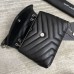 Replica Ysl Small Loulou Bag in Black and Silver