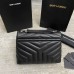 Replica Ysl Small Loulou Bag in Black and Silver