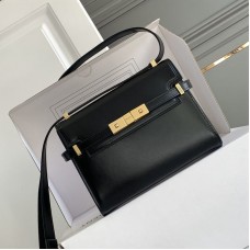 Replica Ysl Manhattan Mini Crossbody Bag in Black