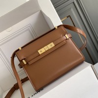 Replica Ysl Manhattan Mini Crossbody Bag in Tan