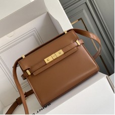 Replica Ysl Manhattan Mini Crossbody Bag in Tan