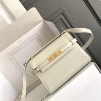 Replica Ysl Manhattan Mini Crossbody Bag in White