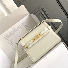 Replica Ysl Manhattan Mini Crossbody Bag in White