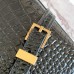 Replica Ysl Manhattan Shoulder Bag in crocodile embossed