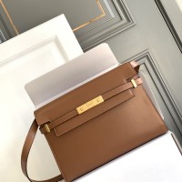 Replica Ysl Manhattan Shoulder Bag in Tan