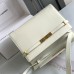 Replica Ysl Manhattan Shoulder Bag in White