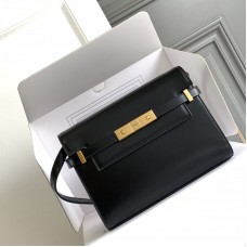 Replica Ysl Manhattan Small Shoulder Bag in Black