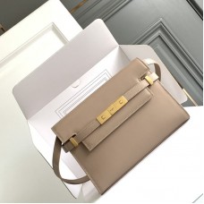 Replica Ysl Manhattan Small Shoulder Bag in cream