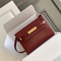 Replica Ysl Manhattan Small Shoulder Bag in red