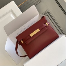 Replica Ysl Manhattan Small Shoulder Bag in red