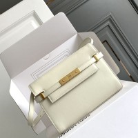 Replica Ysl Manhattan Small Shoulder Bag in white