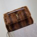 Replica YSL Niki Large in Shearling Espresso and Gingerbread