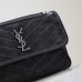 Replica YSL Saint Laurent Niki Medium Bag In Black Suede