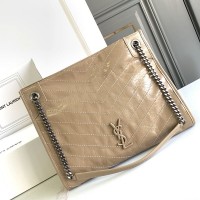 Replica Ysl Niki Shopping Bag in Beige