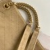 Replica Ysl Niki Shopping Bag in Beige suede leather