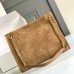 Replica Ysl Niki Shopping Bag in Tan suede leather