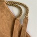 Replica Ysl Niki Shopping Bag in Tan suede leather