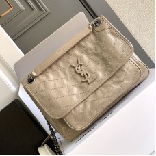 Replica Ysl Medium Niki Bag in Cream