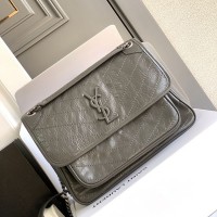 Replica Ysl Medium Niki Bag in Dark Grey