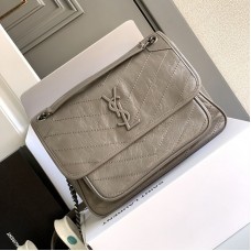 Replica Ysl Medium Niki Bag in light Grey