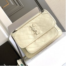 Replica Ysl Medium Niki Bag in white