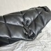 Replica Ysl Medium Puffer Bag black with black hardware