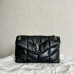 Replica Ysl Medium Puffer Bag black with gold hardware