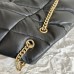 Replica Ysl Medium Puffer Bag black with gold hardware