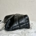 Replica Ysl Medium Puffer Bag black with silver hardware