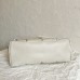 Replica Ysl Medium Puffer Bag white with gold hardware