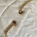 Replica Ysl Medium Puffer Bag white with gold hardware