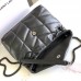 Replica Ysl Puffer Small Bag in Black with Black Hardware