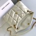 Replica Ysl Puffer Small Bag in White with Gold Hardware