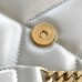 Replica Ysl Puffer Small Bag in White with Gold Hardware