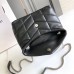 Replica YSL Puffer Toy Bag Black with Silver Hardwear