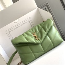 Replica YSL Puffer Toy Bag Green