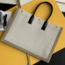 Replica Ysl Rive gauche Large Tote Bag in white