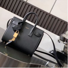 Replica Ysl Sac De Jour Nano Bag Black with Gold Hardware