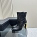 Replica Ysl auteuil booties black