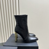 Replica Ysl auteuil booties black